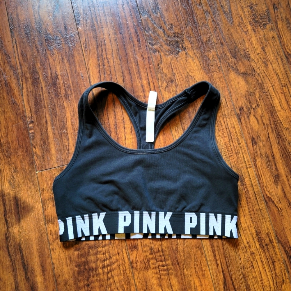 Pink Sports Bra